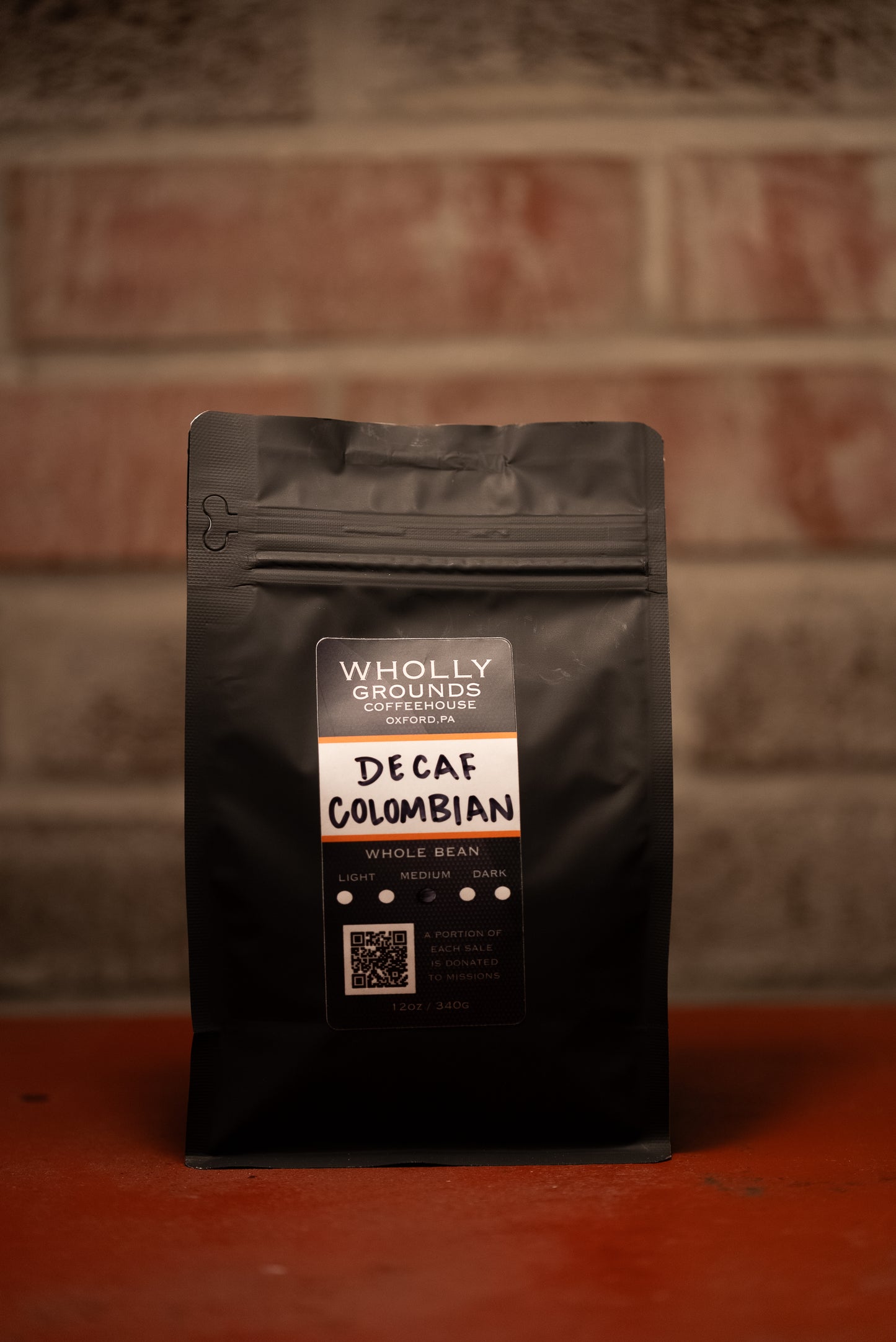 Wholly Grounds Decaf Colombian (12 ounce bag)